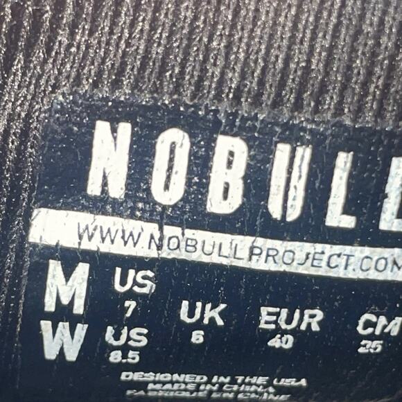 Nobull Outwork High-Top Mens 7 Womens 8.5 Black Running Training Shoes Sneakers main image 6